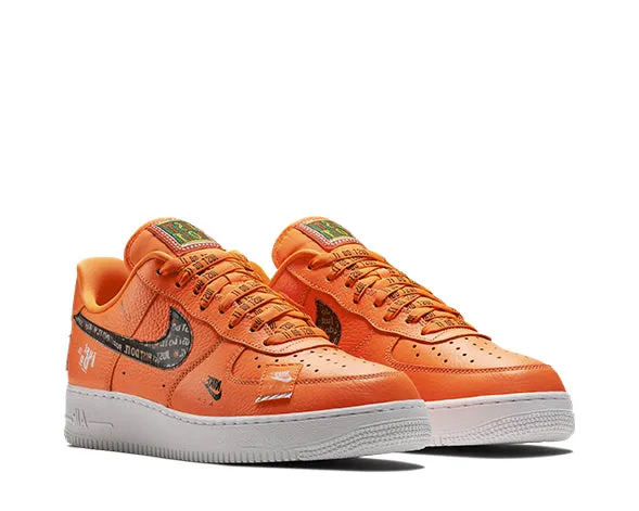 Nike Air Force 1 Premium  Orange Just Do It