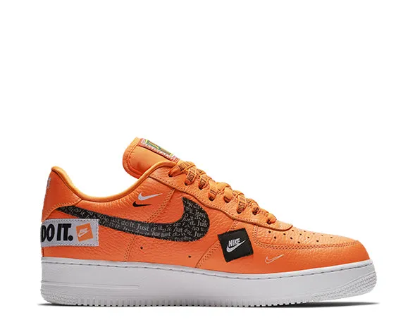 Nike Air Force 1 Premium  Orange Just Do It