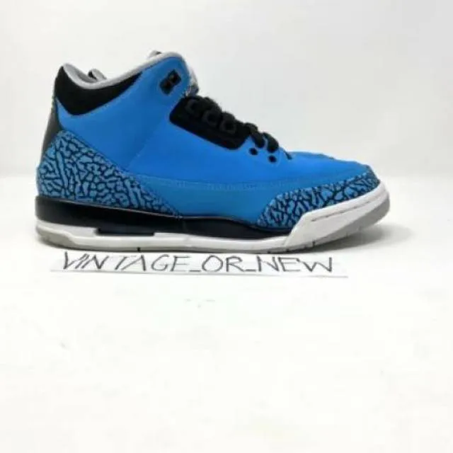 Nike Air Jordan III 3 Powder Blue Retro 2013 BG GS 39861...