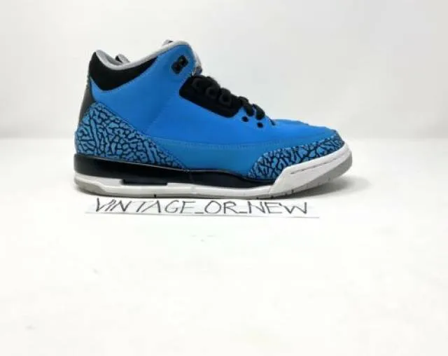 Nike Air Jordan III 3 Powder Blue Retro 2013 BG GS 39861...