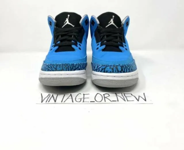 Nike Air Jordan III 3 Powder Blue Retro 2013 BG GS 39861...