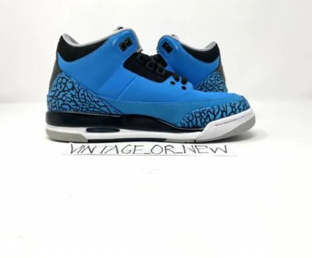 Nike Air Jordan III 3 Powder Blue Retro 2013 BG GS 39861...