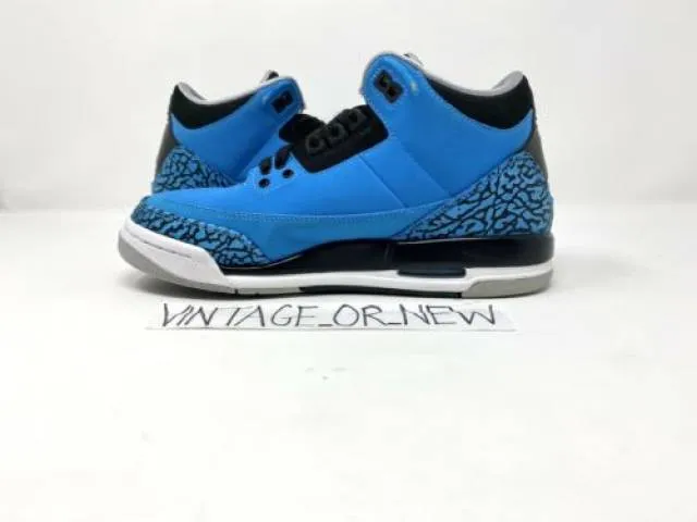 Nike Air Jordan III 3 Powder Blue Retro 2013 BG GS 39861...