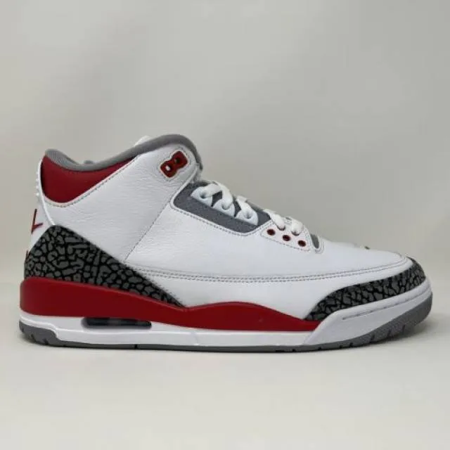 Nike Air Jordan Retro III 3 OG Fire Red 2022 White Black...