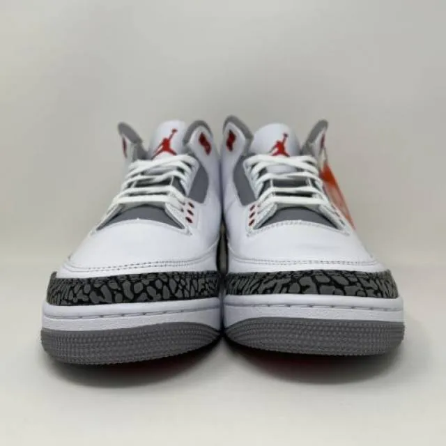 Nike Air Jordan Retro III 3 OG Fire Red 2022 White Black...