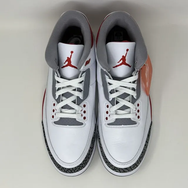 Nike Air Jordan Retro III 3 OG Fire Red 2022 White Black...