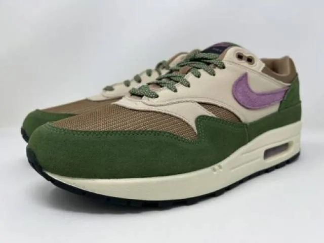 Nike air max 1 nh treeline 2022 green light bordeaux men's size 11 dr9773-300