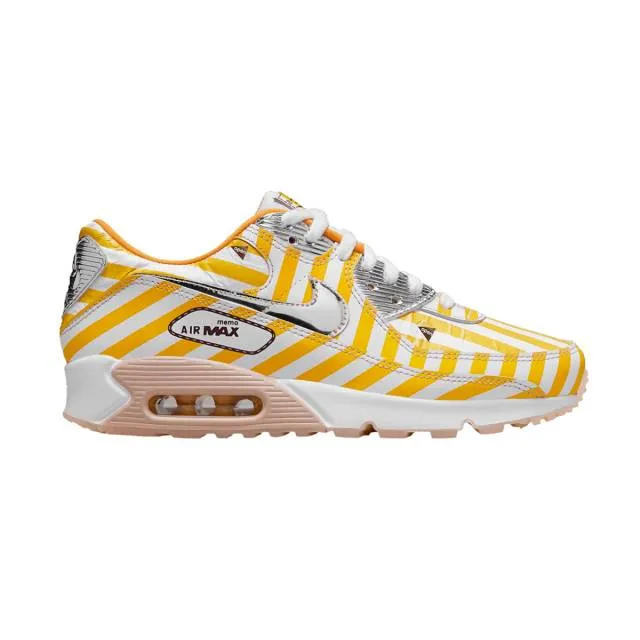 Nike air max 90 se (swoosh mart fried chicken/ yellow/ shimmer wh