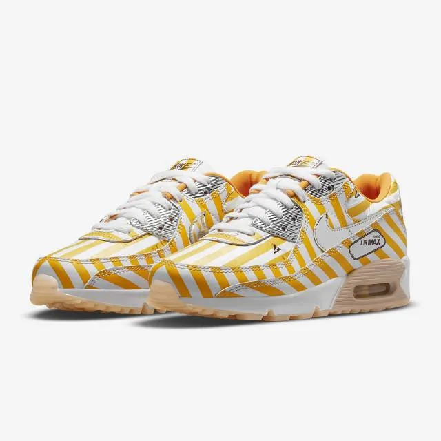 Nike air max 90 se (swoosh mart fried chicken/ yellow/ shimmer wh