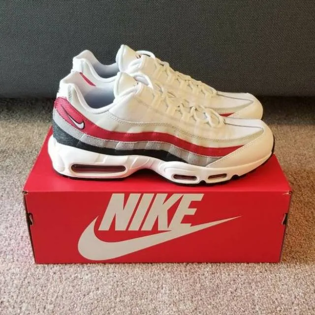 Nike Air Max 95 White Red Black