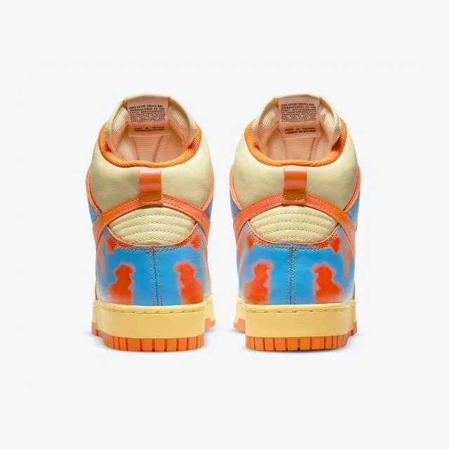 Nike Dunk High 1985 (Orange Acid Wash/ Safety Team Orange/ M