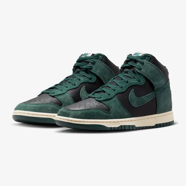 Nike dunk high premium (faded spruce/ green/ black/ light cream) men us 8-13 dq7679-002