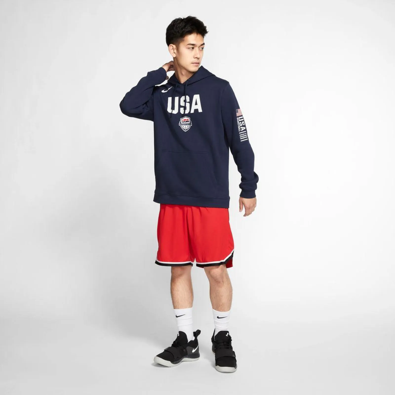 Nike USA Basketball Club Fleece Hoodie ''Obsidian''