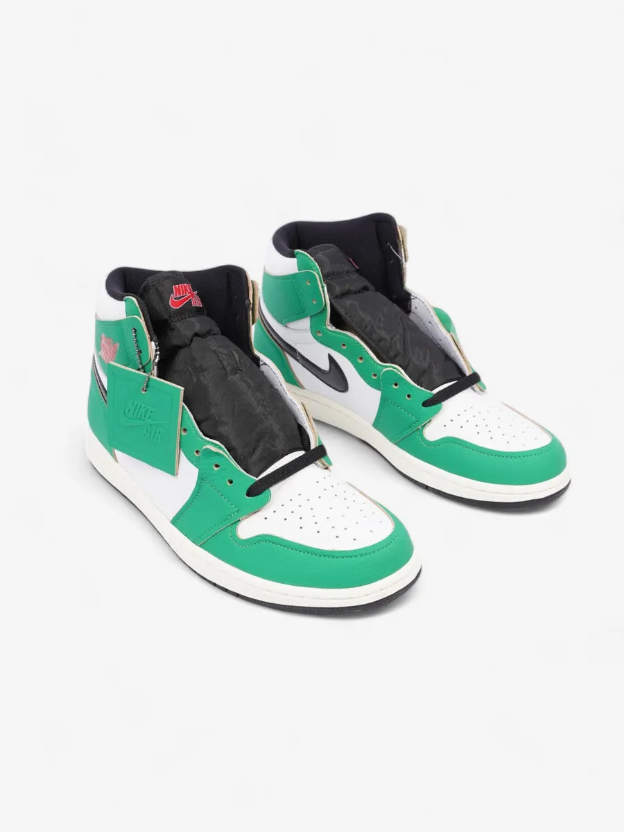 Nike W Air Jordan 1 High OG Lucky Green / Black / White Leather EU 43 UK 8.5