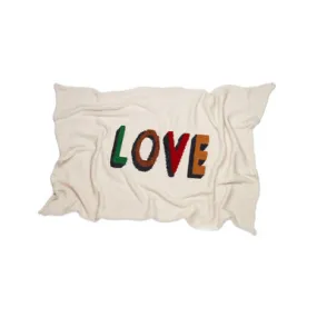 Oeuf Love Blanket White