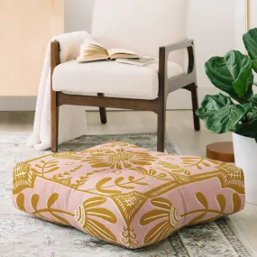 Ole 60s Love Story Floor Pouf Pillow Square (DS)