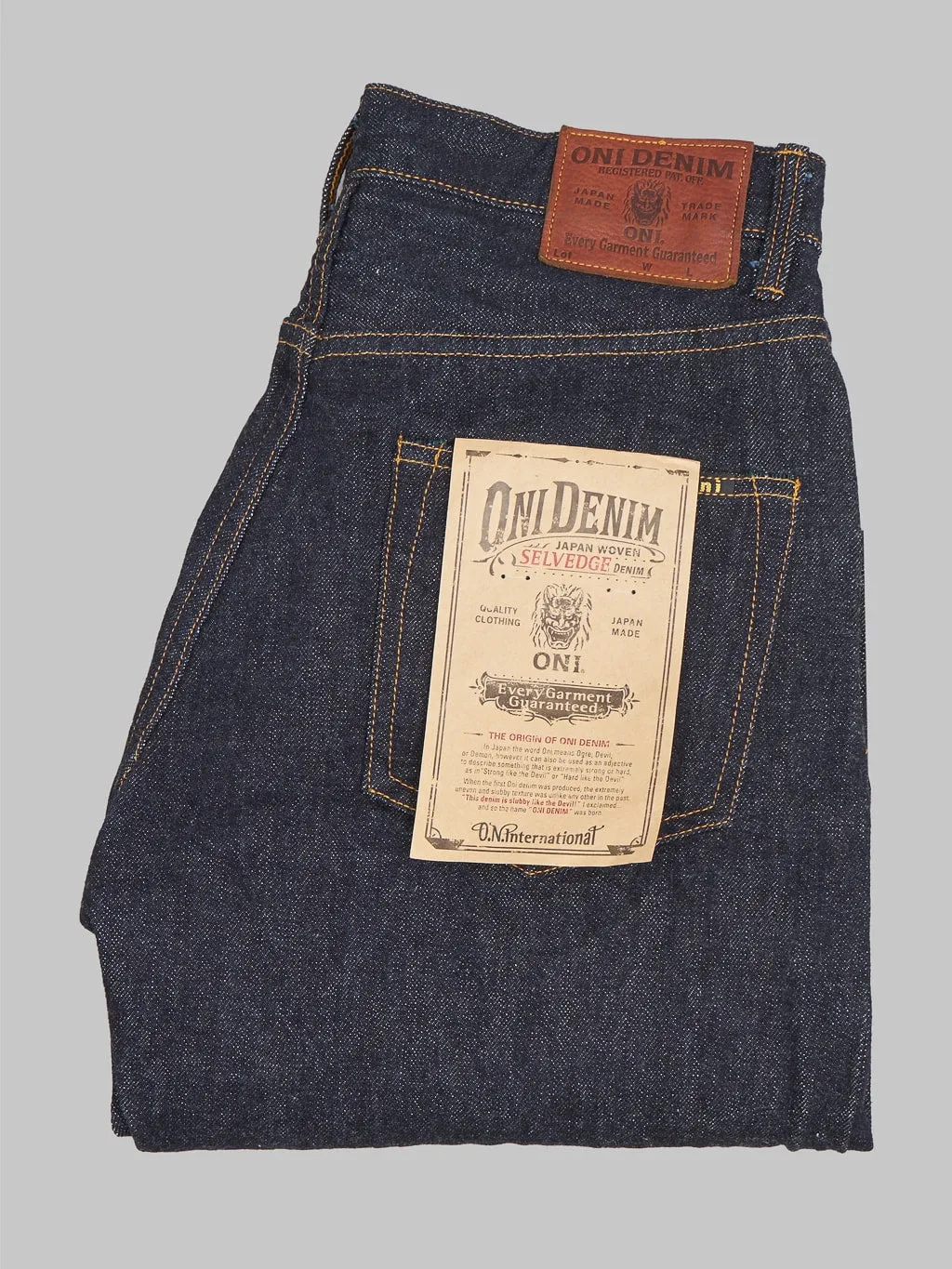 ONI Denim ONI-222 Low Tension 15oz Super Wide Straight Jeans