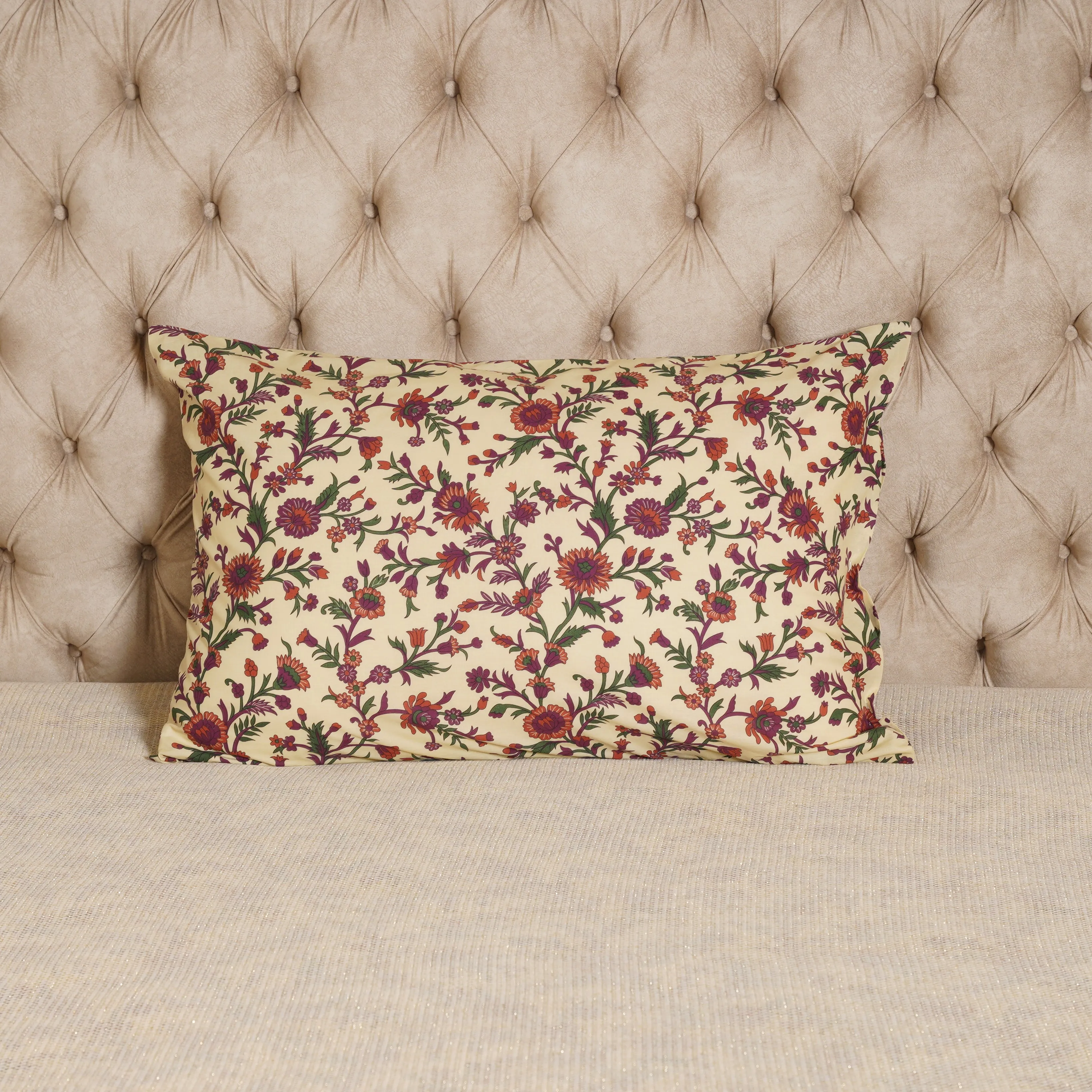 Pillow Cover - Floral Motifs