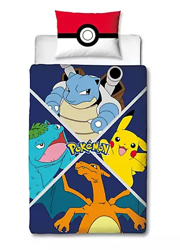 Pokemon Divide Single Duvet Cover Set | Kaleidoscope