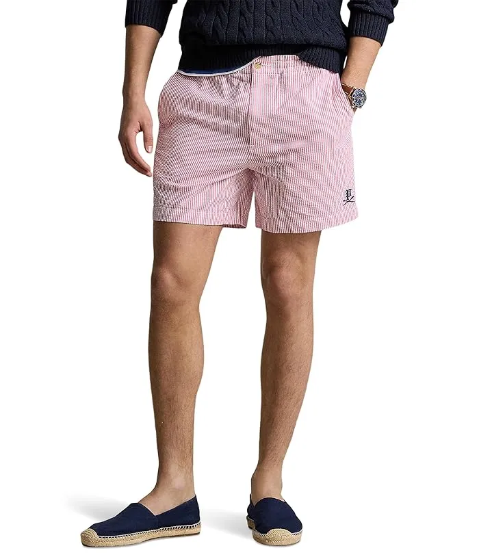 Polo Ralph Lauren 6-Inch Polo Prepster Seersucker Shorts Men's