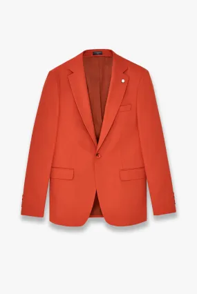 Polyviscose Man Jacket Orange