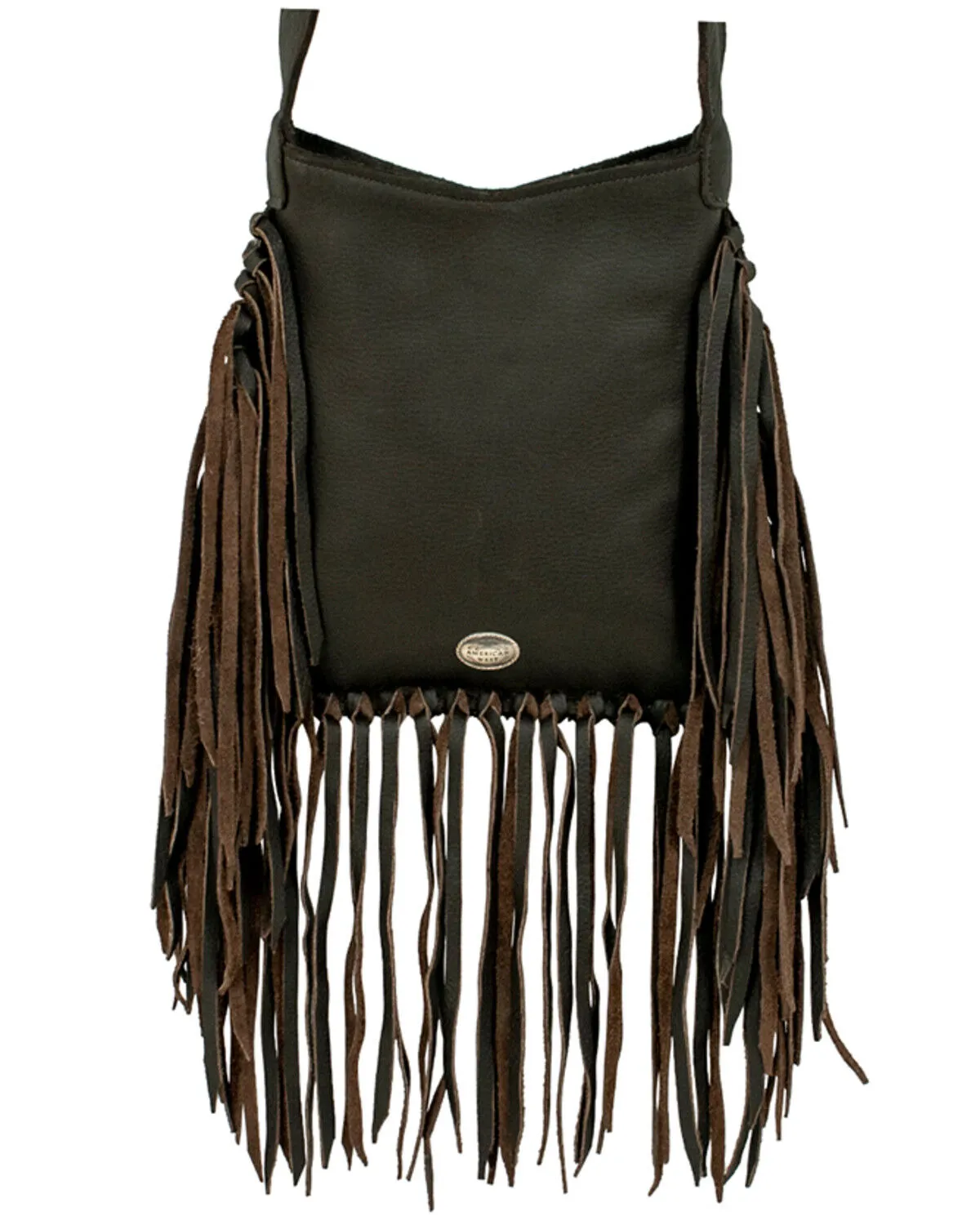 Product Name:  American West Women's Pony Hair-On Fringe Saddle Crossbody