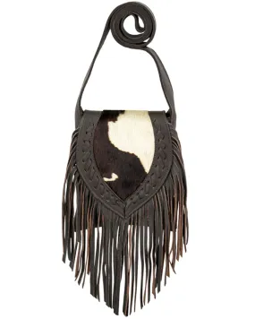 Product Name:  American West Women's Pony Hair-On Fringe Saddle Crossbody