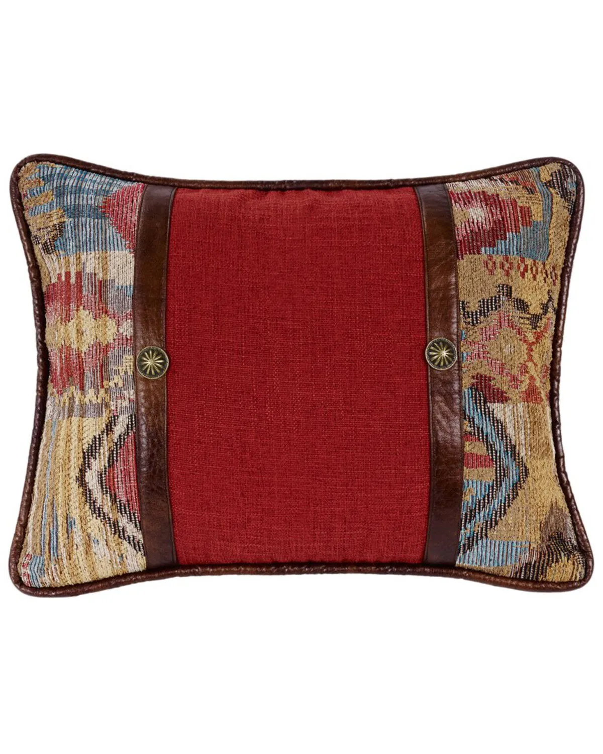 Product Name:  HiEnd Accents Ruidoso Oblong Concho Throw Pillow