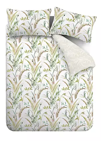 RHS Ornamental Grasses 100% Cotton 200 Thread Count Duvet Cover Set | Kaleidoscope