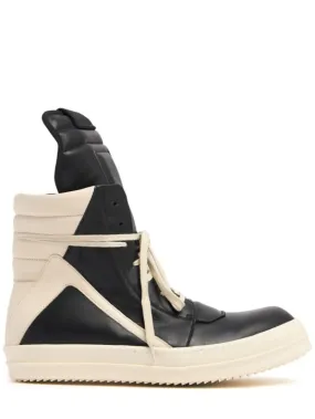 Rick Owens   Geobasket leather sneakers 