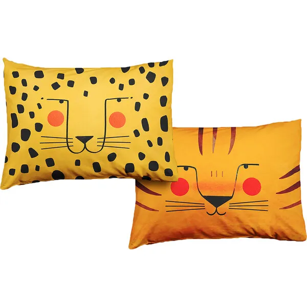 Rookie Humans 2-pack Jungle Standard Pillowcase Set