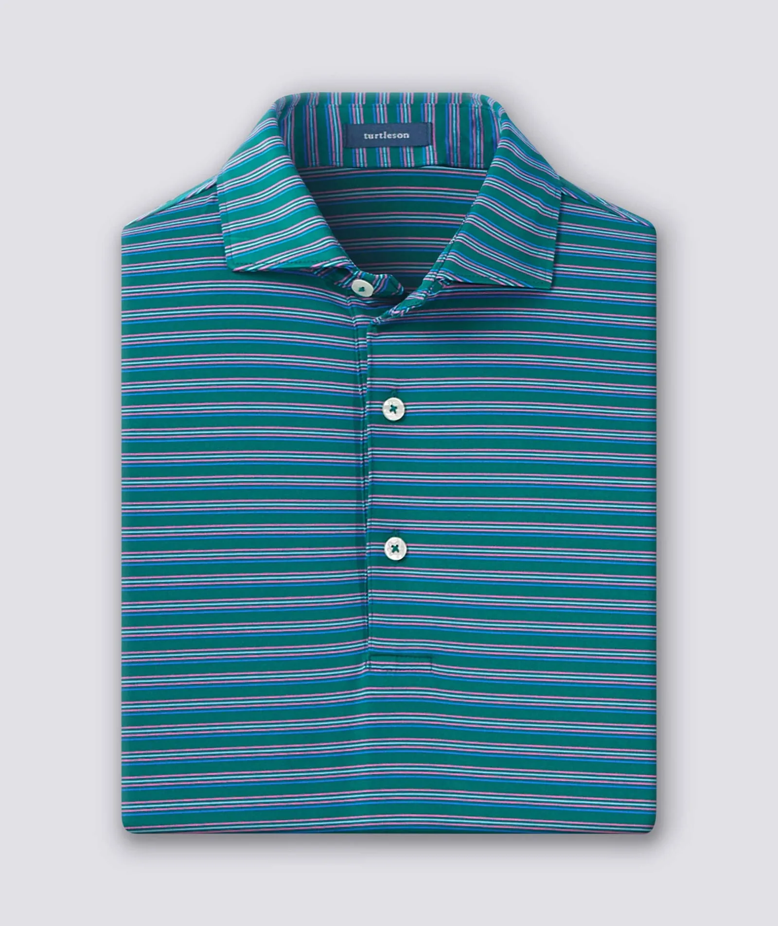 Rory Stripe Performance Polo