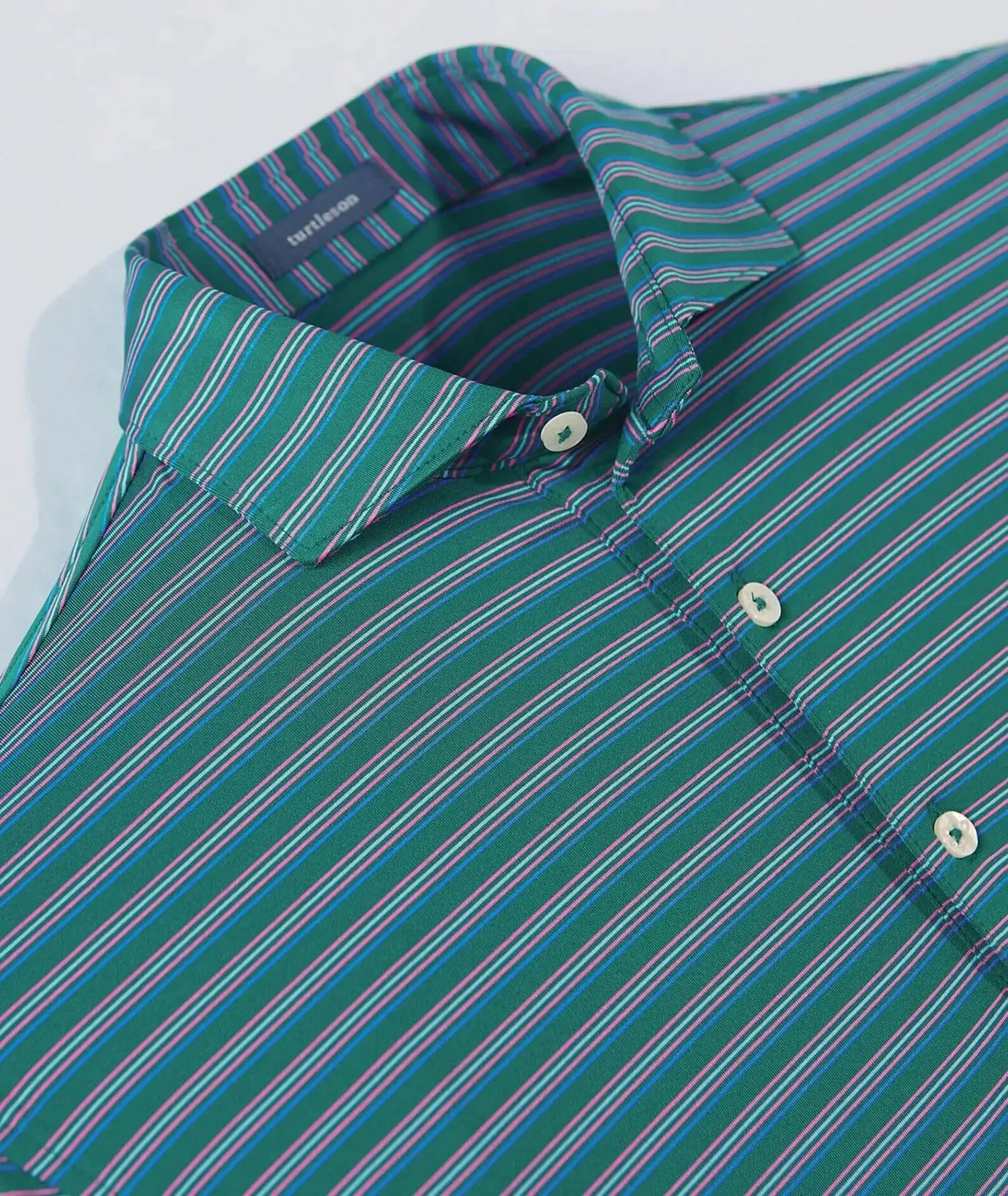 Rory Stripe Performance Polo