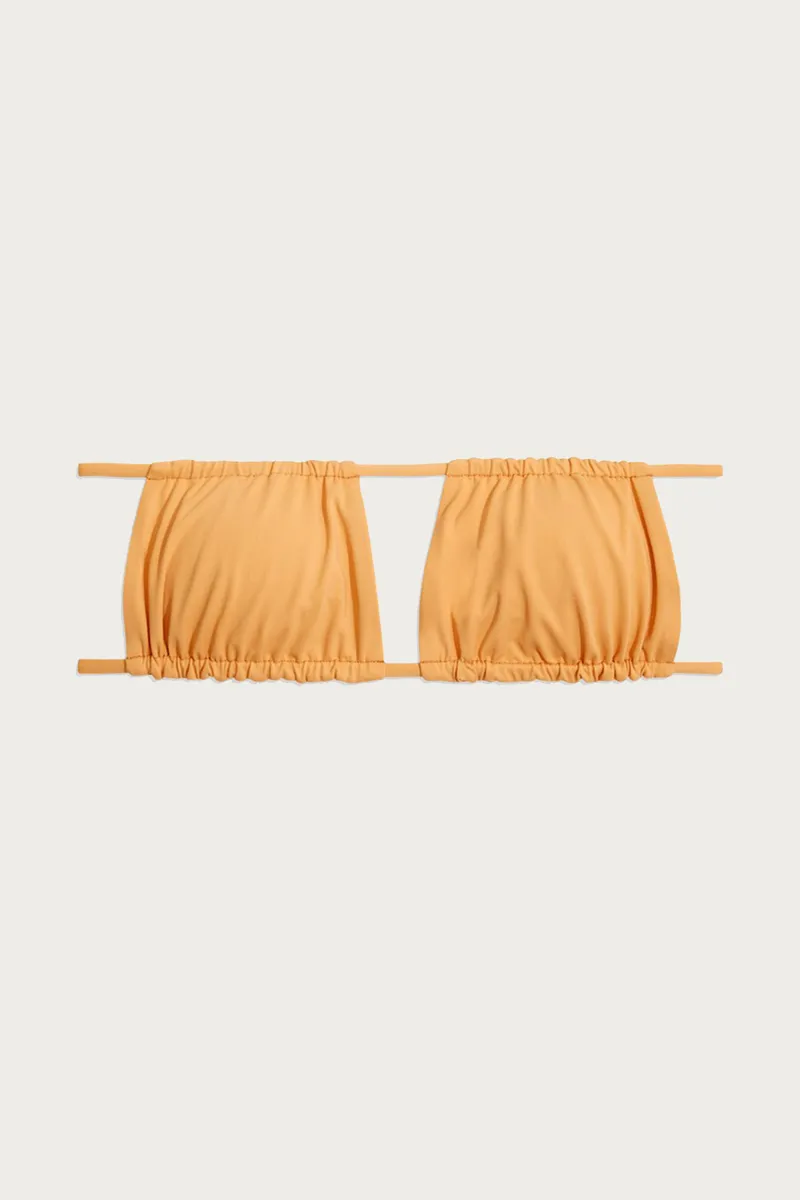 RUCHED BANDEAU BIKINI TOP