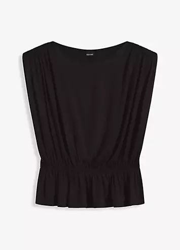 Ruched Sleeveless Top by bonprix | Look Again