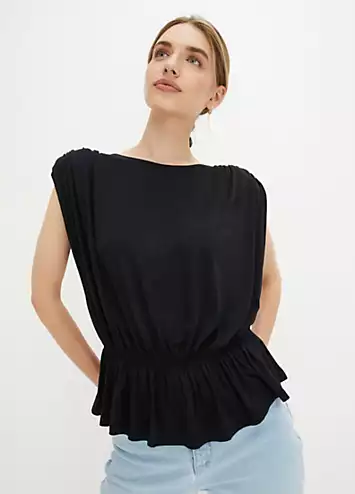 Ruched Sleeveless Top by bonprix | Look Again