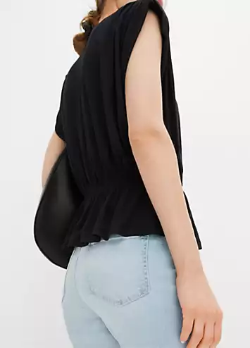 Ruched Sleeveless Top by bonprix | Look Again