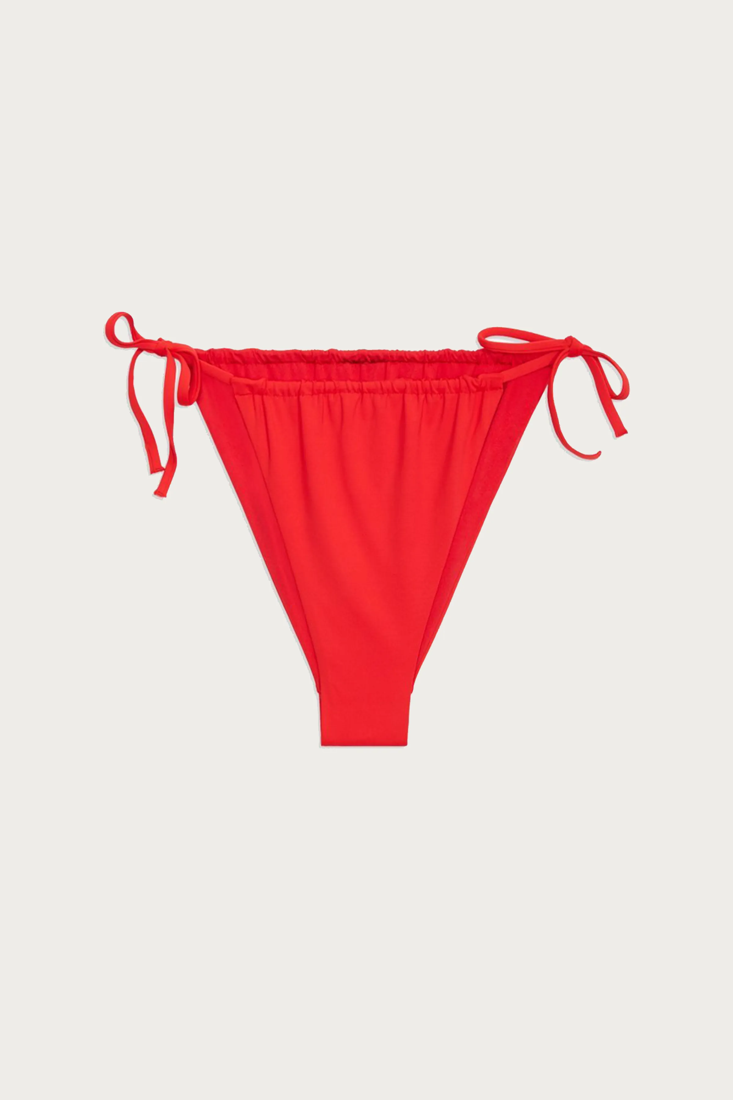 RUCHED STRING BIKINI BOTTOM