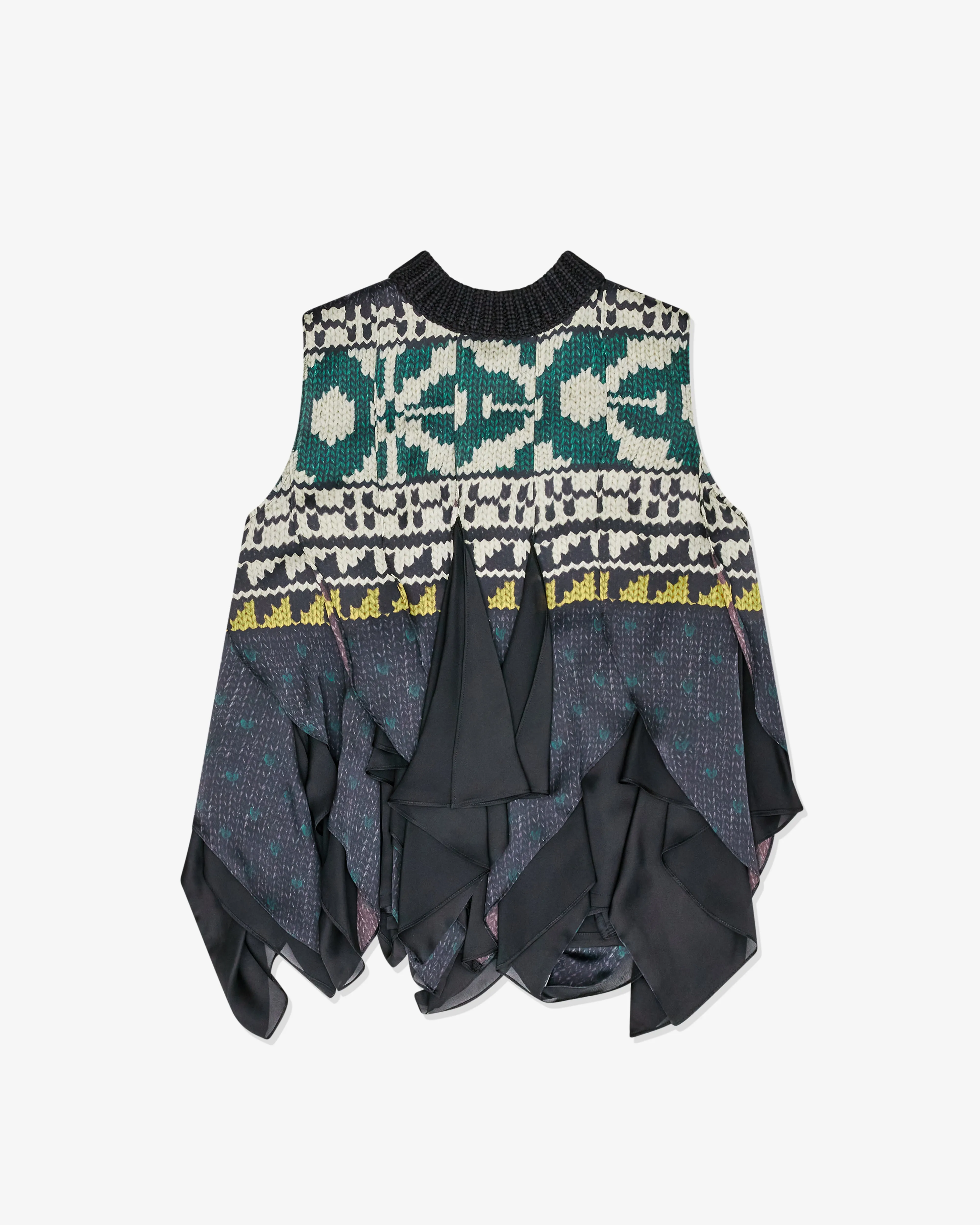 sacai Women's Knit Printed Pullover  Multi