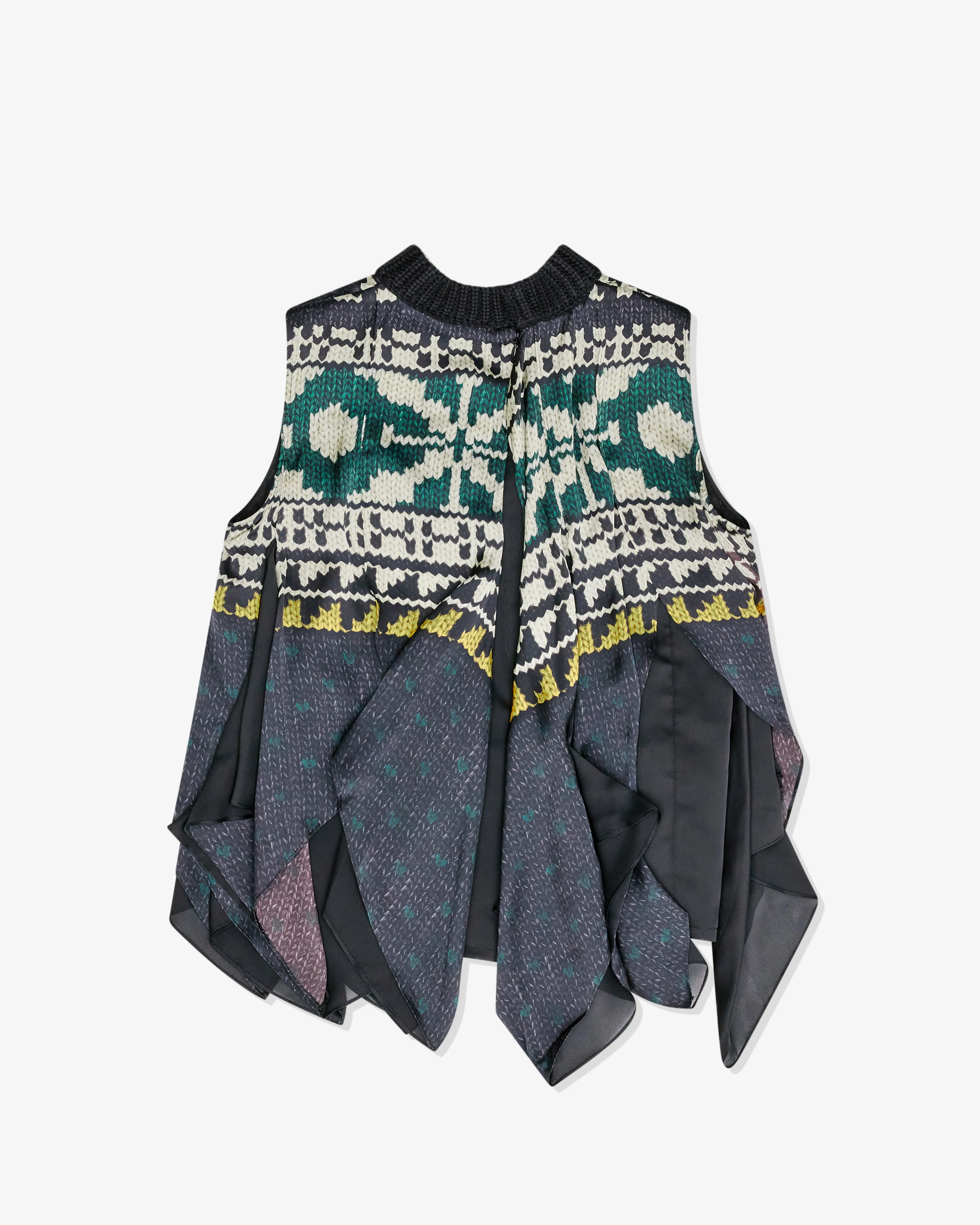 sacai Women's Knit Printed Pullover  Multi