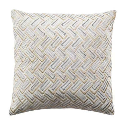 Safavieh Metallic Square Throw Pillow