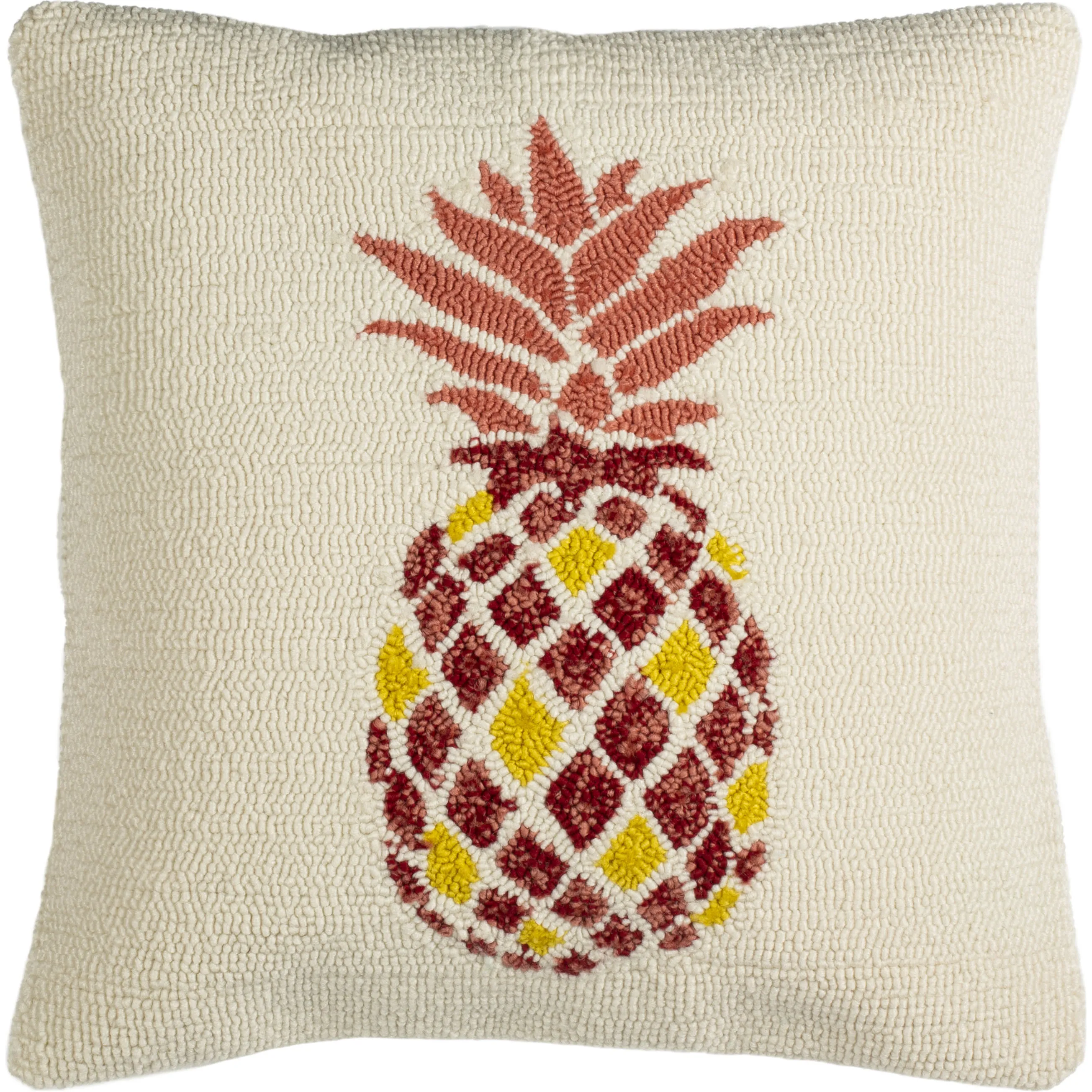 Safavieh Pure Pineapple Indoor/Outdoor Pillow, Red/Yellow