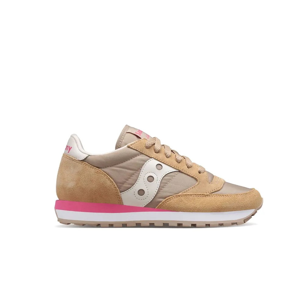 Saucony Jazz Original Women’s Sneakers Tan / Pink S1044-639