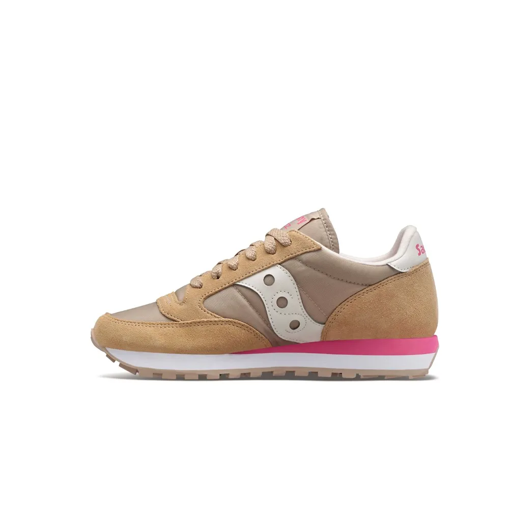 Saucony Jazz Original Women’s Sneakers Tan / Pink S1044-639