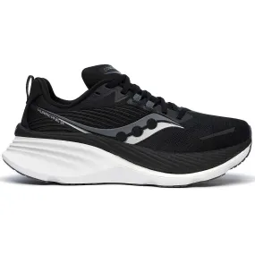 Saucony Women's Hurricane 24 Wide Fit Running Shoes Black / Carbon