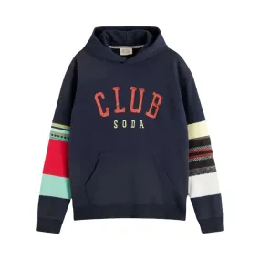 Scotch & Soda Navy Club Hoodie (174501)