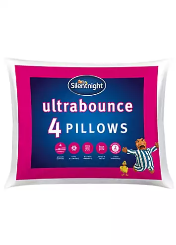 Silentnight Pack of 4 Ultrabounce Pillows | Kaleidoscope