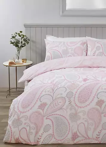 Sleepdown Blush Paisley Duvet Cover Set | Kaleidoscope