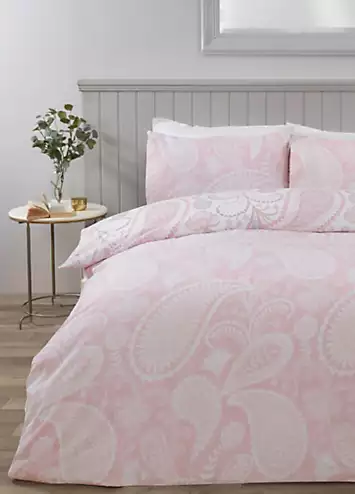 Sleepdown Blush Paisley Duvet Cover Set | Kaleidoscope