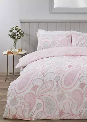 Sleepdown Blush Paisley Duvet Cover Set | Kaleidoscope